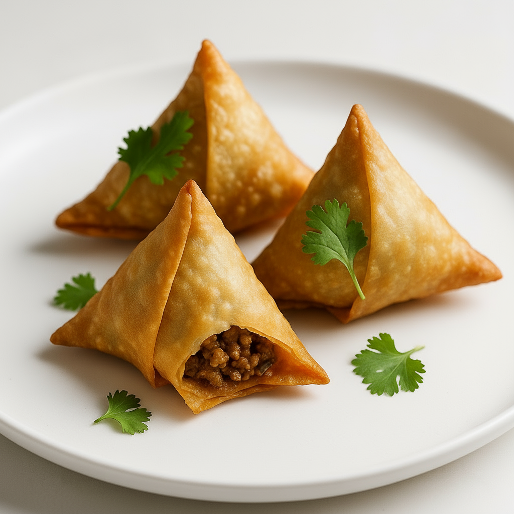 mince samosas contemporary picture