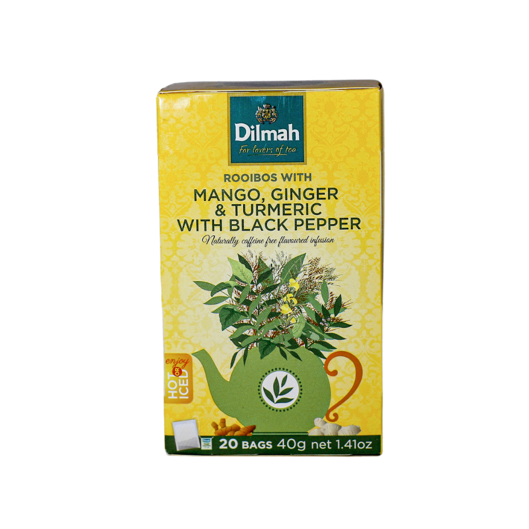 Dilmah Rooibos with Mango, Ginger & Turmeric with Black Pepper Tea