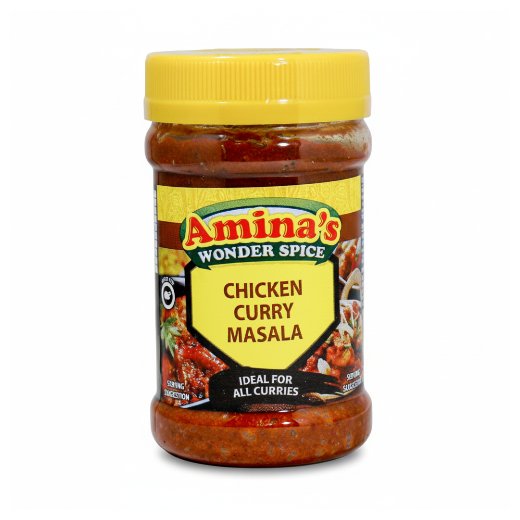 marinade of Amina's wonder spice chicken curry masala