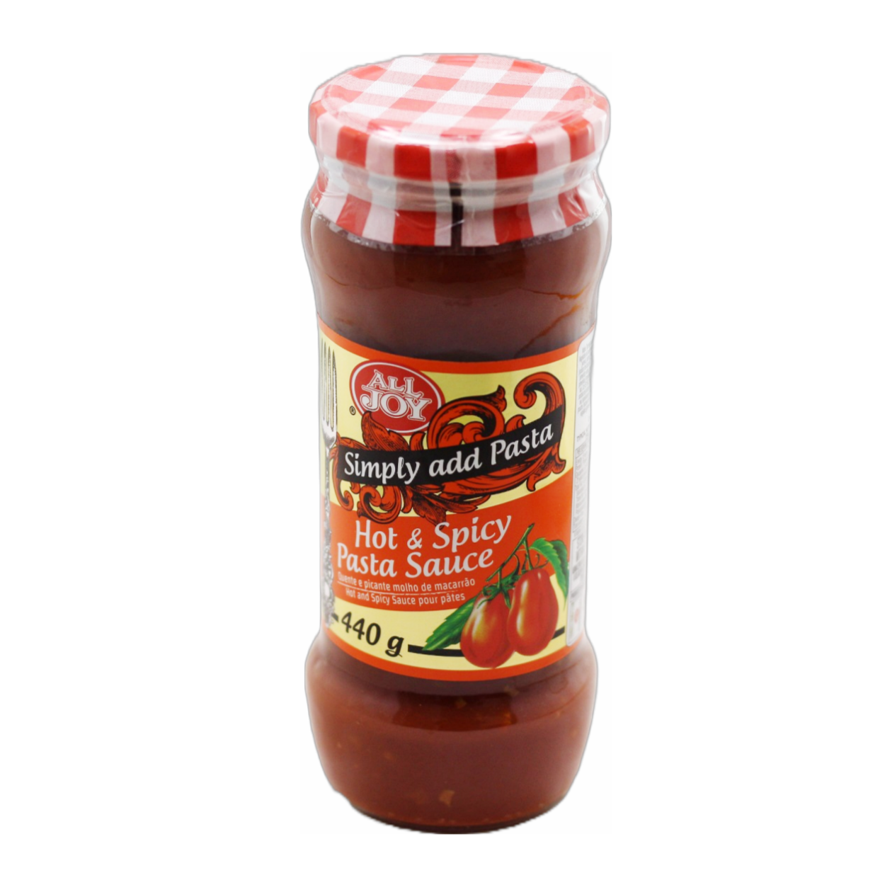 All Joy Hot & Spicy Pasta Sauce 440g